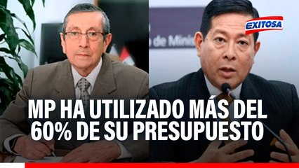 Ministerio Público ha ejecutado más del 60% del presupuesto asignado, asegura vocero