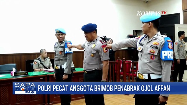 Karir Selesai, Kompol Cosmas Dipecat Buntut Rantis Brimob Tabrak Ojol Hingga Tewas | SAPA PAGI