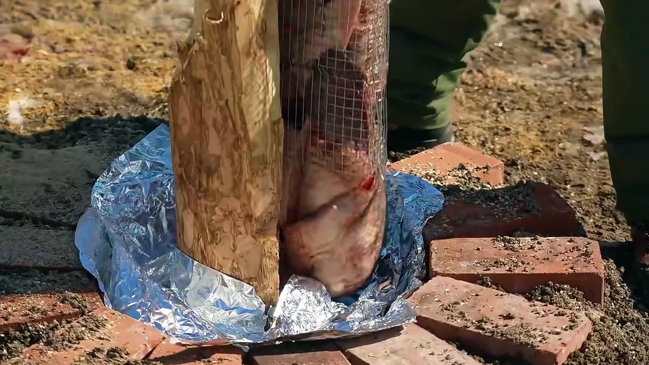 "Catch & Cook Fish + Whole Cow Roast | Wild Outdoor Cooking Adventure"