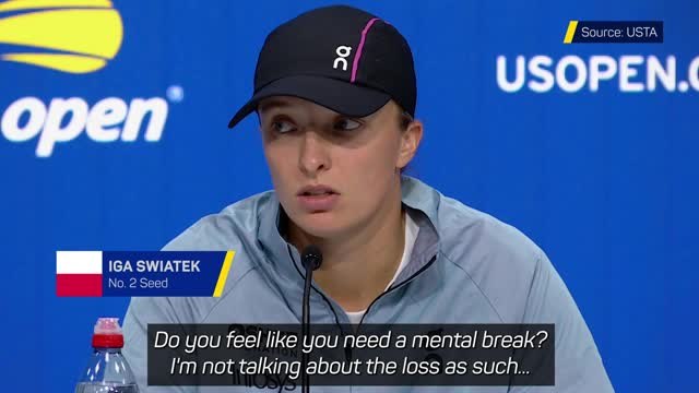 'You look like you need a mental break' - Swiatek fires back at reporter after US Open exit