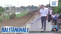 Flood control project sa Brgy. Sipat na idineklarang tapos na, ininspeksyon ng DPWH; hinahabol ang pagpapagawa | Balitanghali