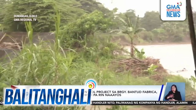 Mahigit P19-M flood control project sa Brgy. Bantud Fabrica, nasira noong 2023 at hindi pa rin naaayos | Balitanghali
