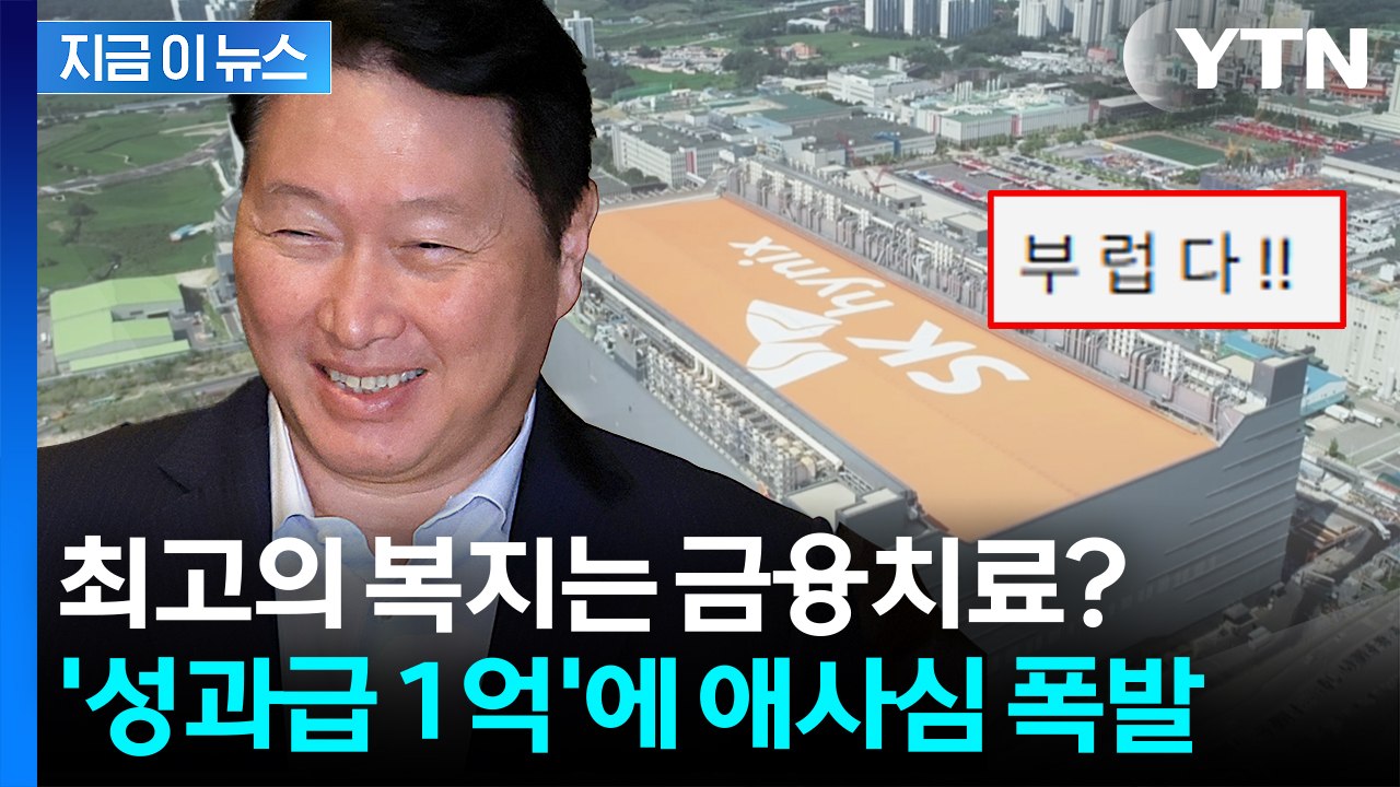 "최태원 형님!" "오늘부터 야근"...임금협상 소식에 하이닉스 직원들 반응 [지금이...