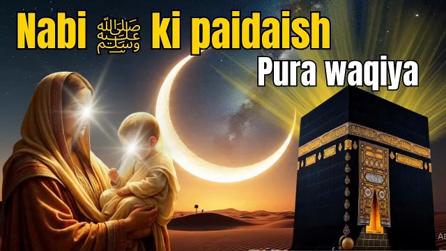 Paidaish-e-Nabi ﷺ | Complete Story of Prophet Muhammad’s Birth |Nabi Kareem ﷺ Ki Paidaish Ka Waqiya ✨ The Birth of Prophet Muhammad ﷺ