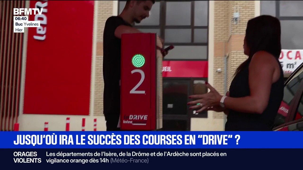 Commander en ligne et aller chercher ses courses en voiture... Le drive, continue de progresser en France