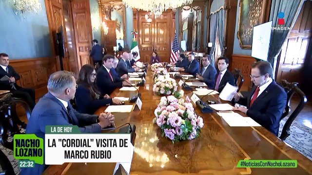 Así fue la reunión entre Marco Rubio y Claudia Sheinbaum en Palacio Nacional