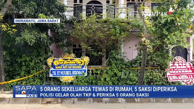 Polisi Periksa 5 Saksi Kasus Satu Keluarga Tewas Terkubur di Indramayu | SAPA PAGI