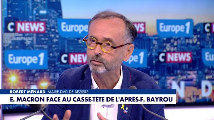 Pour Robert Ménard, François Bayrou essaye de sauver sa tête