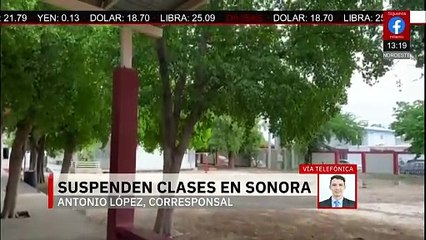 En Sonora, suspenden clases en los 72 municipios por efectos de huracán 'Lorena'