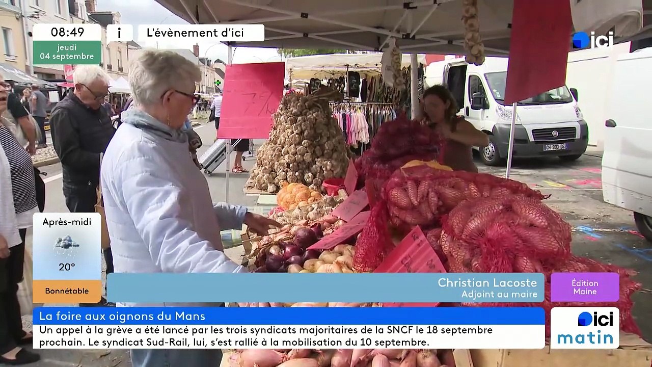 La foire aux oignons du Mans