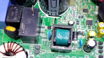 PEL Dawlance Kenwood  DC inverter AC E5 error code AC PCB #414