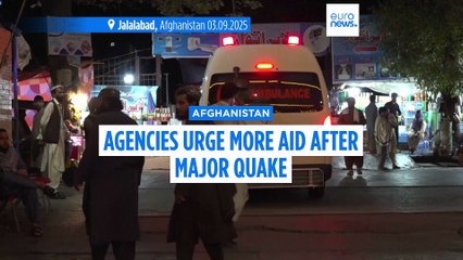 Aid agencies ask countries to send more funds to help Afghanistan after Sunday's earthquake