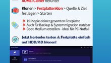 Beste Festplatte klonen Software – Backup & Migration! 💾