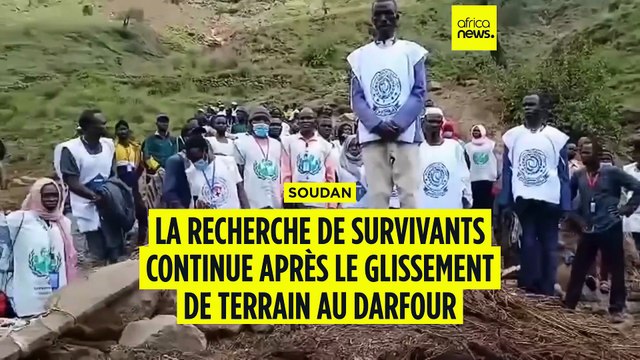 Soudan : la recherche de survivants continue après un glissement de terrain