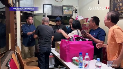 Momen Wapres Gibran Cek Pos Siskamling Kwitang dan Palmerah Pascademo