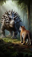 Tiger vs Dinosaurs AI Fusion🐅🦖