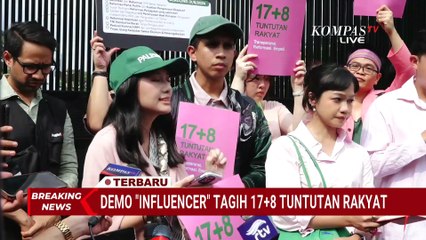 Begini Orasi Abigail Lemuria - Fathia Izzati yang Serahkan 17 8 Tuntutan Rakyat ke DPR