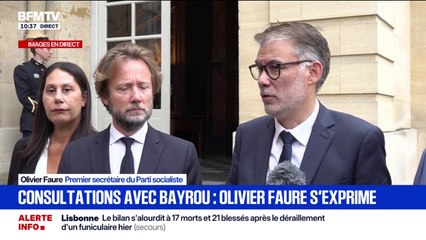 À sa sortie de Matignon, Olivier Faure dénonce "une dette publique devenue insupportable"