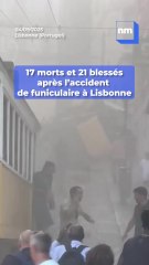 Lisbonne : un nouveau bilan fait état de 17 morts et 21 blessés après l'accident de funiculaire