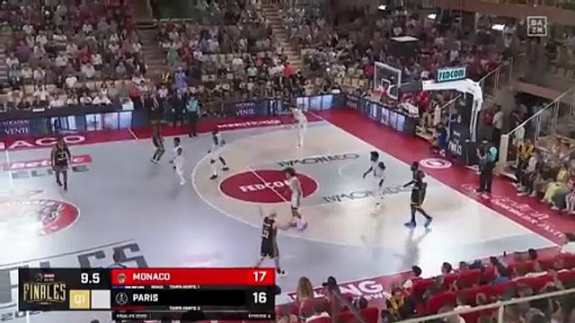 Basket : Betclic Elite (Championnat de France de Basket de première division) Saison 2024-2025 Finale 4 Paris Basket - Monaco