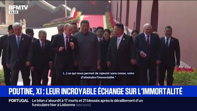 Atteindre l'immortalité : l'échange surprenant entre Vladimir Poutine et Xi Jinping