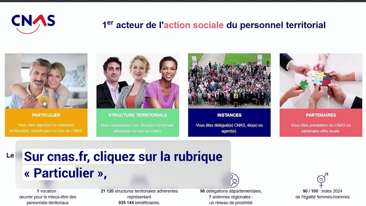 Créer son compte CNAS en ligne (1re connexion ou réactivation)