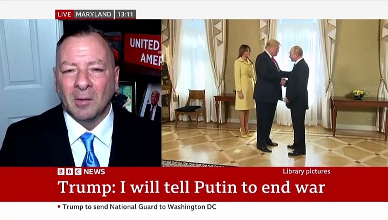 Barry Donadio News Commentator BBC News August 11th 2025