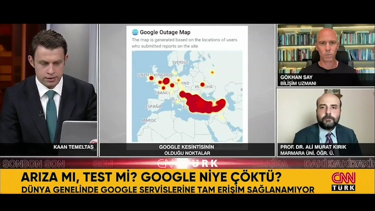 Google ve YouTube çöktü! Arama motoru uygulamalarında erişim sorunu