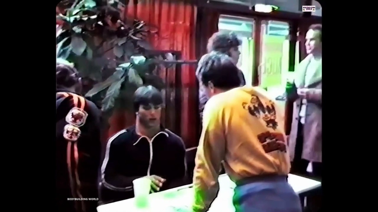 Jeff King – Backstage At The  Nabba Mr. Austria 1984
