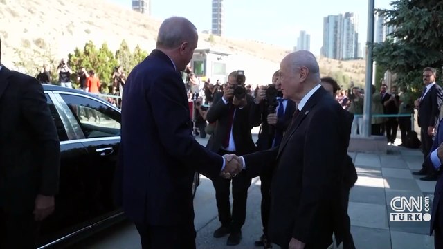 SON DAKİKA | Cumhurbaşkanı Erdoğan, MHP lideri Bahçeli ile bir araya geldi! İşte ilk kareler...