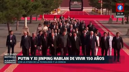 Putin y Xi Jinping hablan de vivir 150 años en charla captada por micrófono abierto