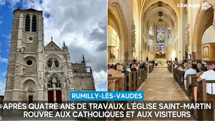L’église Saint-Martin de Rumilly-lès-Vaudes rouvre aux visiteurs après quatre ans de travaux