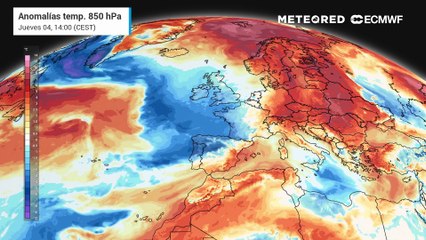 Se acerca una masa de aire cálido a España