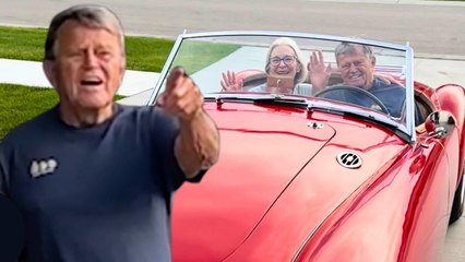 Family Surprise Grandpa By Fixing Up Beloved 1956 MG Sports Car | Happily TV