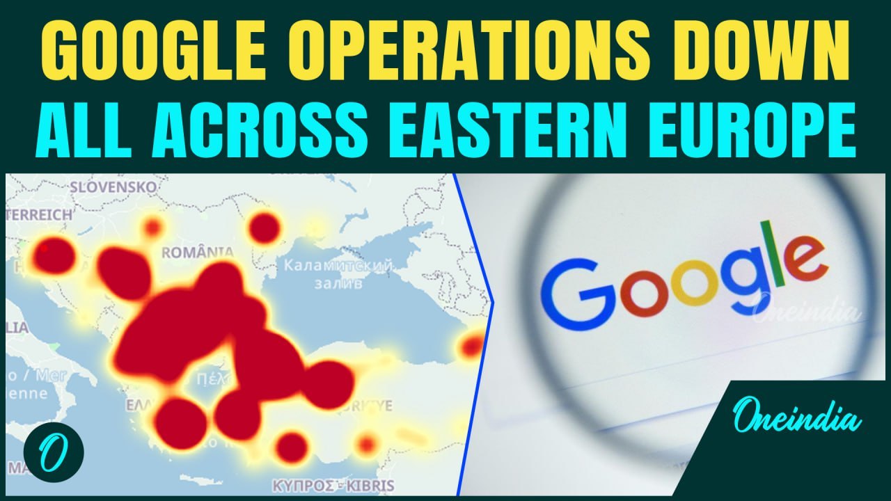 Breaking: Massive Google outage in Eastern Europe | Several Google Services Hit| Glitch or Sabotage?