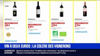 La vente de bouteilles de vin à 2 euros chez Lidl provoque la colère des vignerons