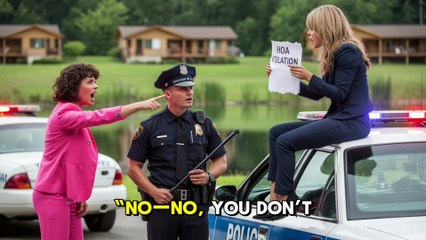 HOA Karen Called Cops When My Wife Shredded the HOA Fine _ Officer Froze_ _Wait_ General Blake