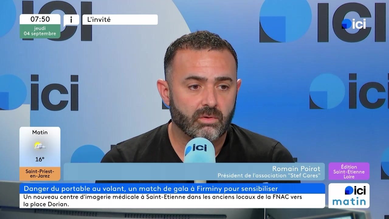 "Le sport, ça parle" : des anciens de l'ASSE joueront à Firminy pour sensibiliser sur les dangers du téléphone au volant