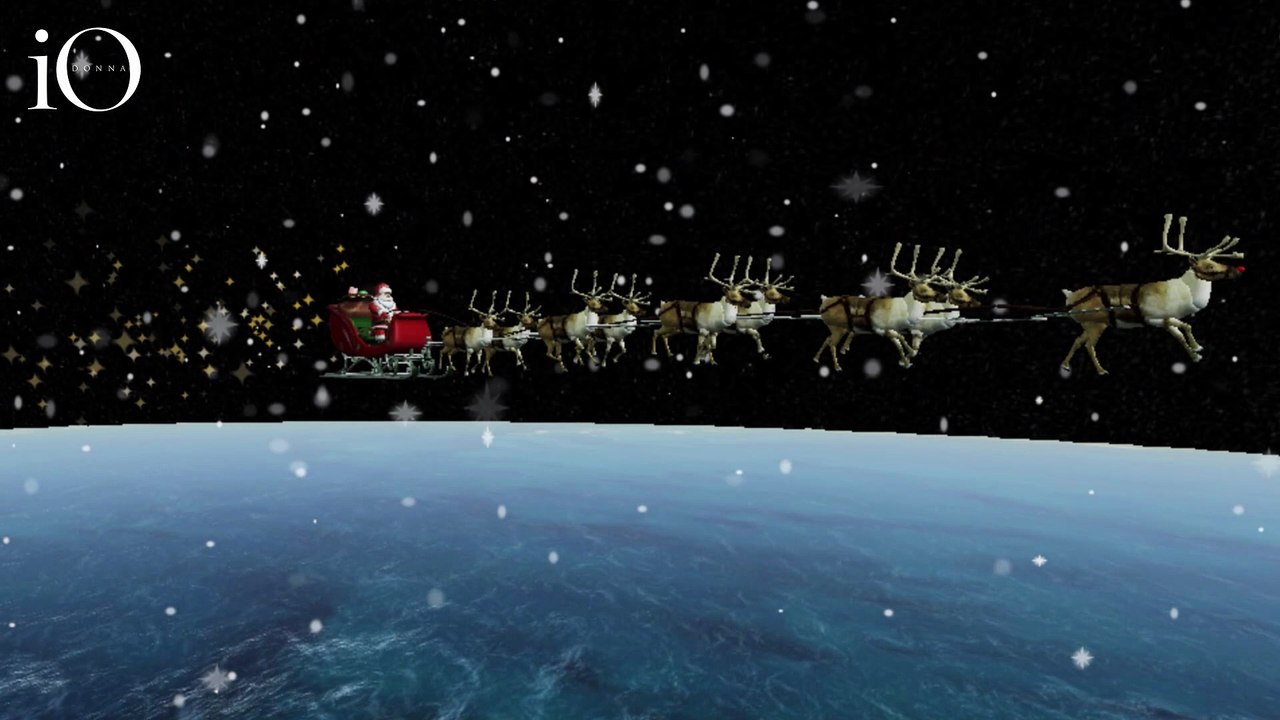 A caccia di Babbo Natale! Il suo percorso per consegnare i regali si può seguire in diretta