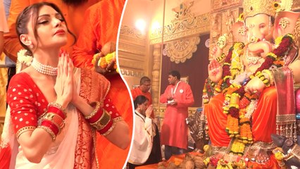 Andhericha Raja: Sherlyn Chopra & Neet Mahal Seek Blessings Of Ganpati Bappa | Mumbai