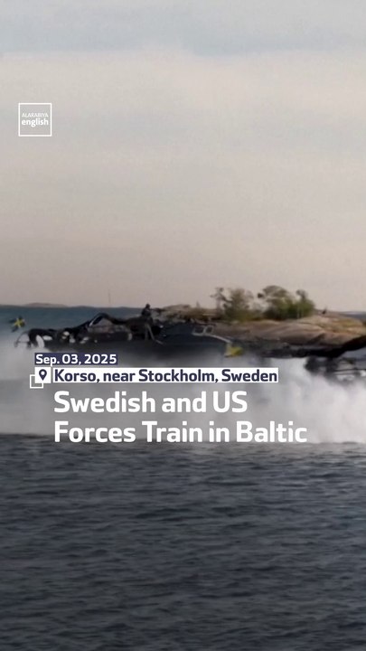 Swedish and US Forces Train In Baltic