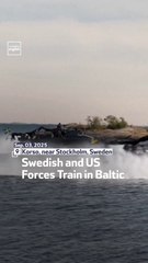 Swedish and US Forces Train In Baltic
