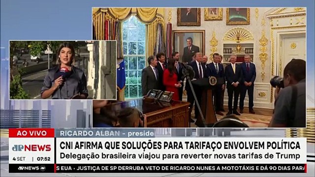 Presidente da CNI diz que EUA deixaram claro que tarifas são questão política