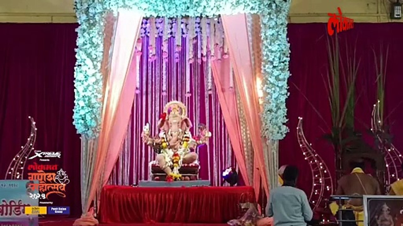 गणरायासमोर रेखाटली ऑपरेशन सिंदूरवर आधारित सर्वांत मोठी रांगोळी