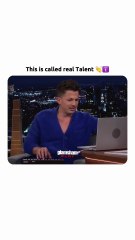 Only Charlie can turn a cup and spoon into a masterpiece 🎵👏  #CharliePuth #MusicalGenius #SoundMagic #MusicEverywhere #Talent #Singer [Charlie Puth, musical genius, sound magic, creative talent, pop innovator, music maestro, songs, jimmy fallon, glamsha
