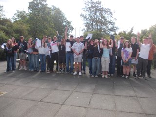 Students at Eggar's School in Holybourne open their GCSE results - 4