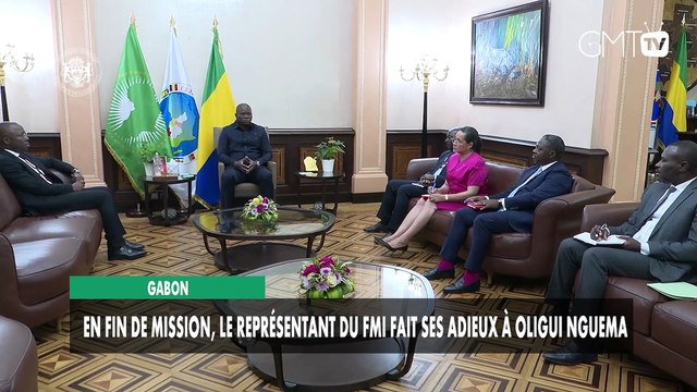 [#Reportage] Gabon : en fin de mission, le représentant du FMI fait ses adieux à Oligui Nguema
