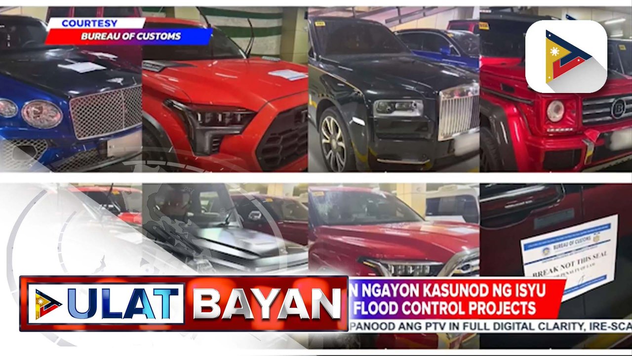 Luxury cars, mainit na usapin ngayon kasunod ng isyu sa umano'y maanomalyang flood control projects | ulat ni Rod Lagusad