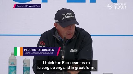 Harrington tips Team USA as Ryder Cup favourites