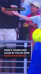 CEO apologizes for snatching away hat from boy in US Open